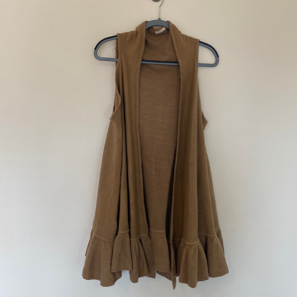 Tan Duster Cardigan